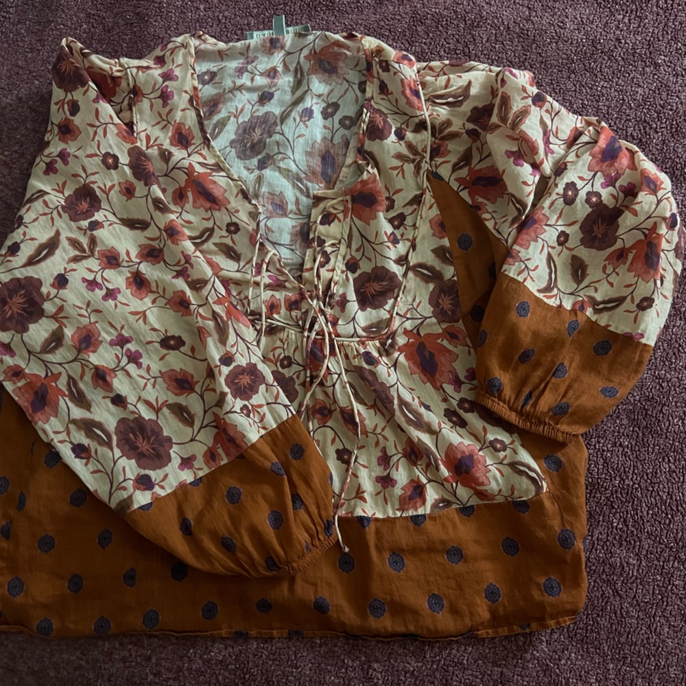 Daniel Rainn Floral Blouse XS